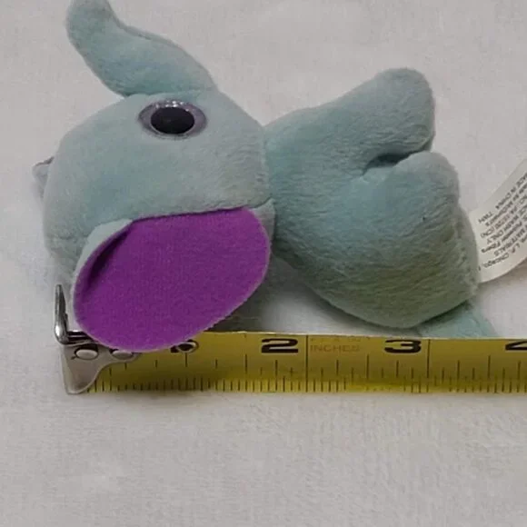 Peanut Elephant Ty Mini Beanie Boo 3" Plush Toy McDonalds #11 Happy Meal 2017 - Picture 8 of 8